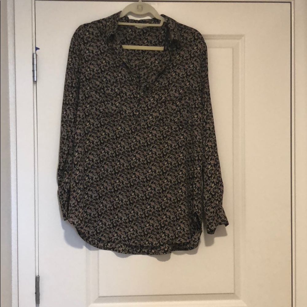 Pleione floral blouse